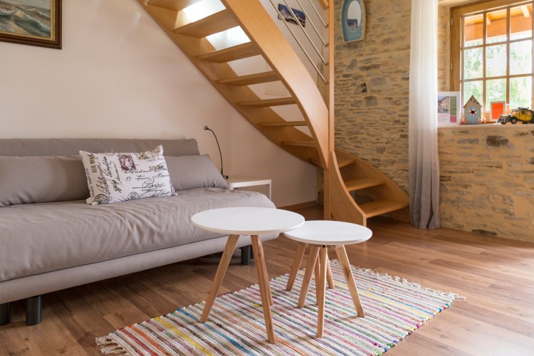 Chambre Sur la Côte Fleurie - Le Moulin du Locheur - espace détente - crédit OTPV Lucie Mach